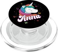 Anna - Joli prénom de Fille avec Un Licorne Adorable PopSockets PopGrip pour MagSafe