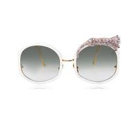 Anna Karin Karlsson, Femme, Accessoires, Jaune, Taille: 55 MM Pearl Sun Lunettes de soleil