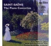 ANNA MALIKOWA/THOMAS SANDERLING - SAINT-SAENS:KLAVIERKONZERTE 1-5 (2 SACD) NEUF