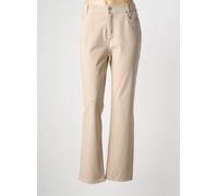 anna montana pantalons femme de couleur beige
