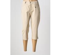 anna montana pantalons femme de couleur beige