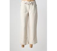 anna montana pantalons femme de couleur beige 44