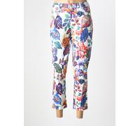 anna montana pantalons femme de couleur blanc 38