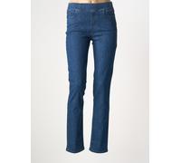 anna montana pantalons femme de couleur bleu