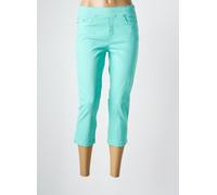 anna montana pantalons femme de couleur bleu