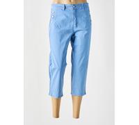 anna montana pantalons femme de couleur bleu 46