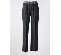 anna montana pantalons femme de couleur gris