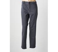anna montana pantalons femme de couleur gris