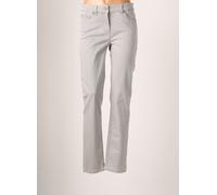 anna montana pantalons femme de couleur gris 42
