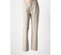 anna montana pantalons femme de couleur marron