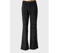 anna montana pantalons femme de couleur noir 48