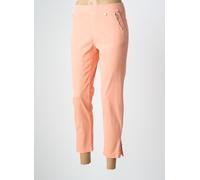 anna montana pantalons femme de couleur orange