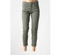 anna montana pantalons femme de couleur vert