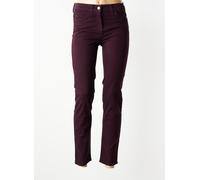 anna montana pantalons femme de couleur violet 42