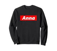 Anna Name 90's Streetwear Y2K Tenue Fille Cadeau pour Annas Sweatshirt