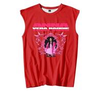 Anna Pepe Vera Baddie Tour 2025 Débardeurs T-shirt sans manches Unisexe Casual Outdoor Sport, Rouge, XS