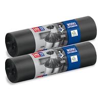 Anna Zaradna Sac de Sacs Poubelle de 240 Litres Résistant Ce Pack Contient et Sacs Idéal pour Jardinage Gravats Fabriqué en Ldpe