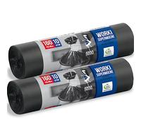 Anna Zaradna Sac Poubel Resistant Résistant de Ultra Comprenant Un avec de À Sacs Dimensions 110x90 110x90 Fabriqué en en Ldpe Recyclé Ces Déchets Lourds et Projets de Rénovation et Dur