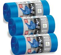 Anna Zaradna Sacs poubelle en plastique 60 l - solides avec fermeture pratique