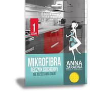 ANNA ZARADNA Torchon de Cuisine en Microfibre/Nettoyage/pour Les Mains/Polissage/essuyage/Sec/Humide/Pas de Rayures/Pas de Taches/Pas de détergent / 1 pièce/Mélange de Couleurs