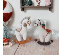 Annab KIT CROCHET MES DÉCORATION DE NOËL, Kit Crochet Amigurumi,Crochet Kit complet, Pour Crocheter Des Animaux, Décorations de Noël.