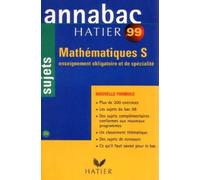Annabac 1999 mathématiques, Terminale S
