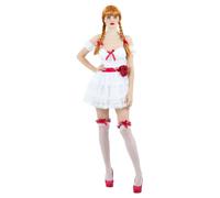 Annabelle Mini Costume Halloween Femmes Poupée sous Licence Déguisement Sexy