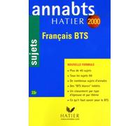 AnnaBTS, sujets 2000 - français BTS
