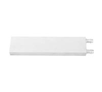 Annadue 1 Pack Aluminium Refroidissement Liquide Bloc D'Eau (40x120mm) | Alliage d\'aluminium argenté, bloc de refroidissement liquide, brasage sous vide, 40x200 mm, pour le refroidissement du