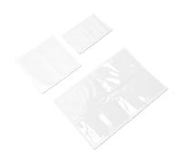 Annadue 10 Pack Adhésif Transparent Coins de Poche pour Planificateurs | Pochettes d\'angle transparentes, options de double taille, peler et coller, organisateur de reçus, protégé contre la