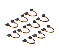 Annadue 10 Pack Câble D'alimentation pour SSD | Angle droit de 90 degrés, conception peu encombrante, rallonge flexible, Plug and Play sécurisé, matériau PVC Durable