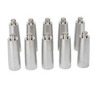 Annadue 10 Pièces Adaptateur XLR pour Équipement D'Enregistrement | Construction blindée en métal, coupleur antibruit, coque en alliage de zinc, signal asymétrique, professionnel.