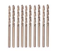 Annadue 10 Pièces M35 Foret Cobalt Jeu pour Acier Inoxydable (5 | Point fendu à 135 degrés, acier rapide au cobalt, foret hélicoïdal pour le travail des métaux, tranchant tranchant, 5 % de