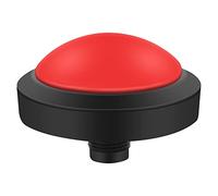 Annadue 100mm LED Bouton pour Console de Jeux Remplacement | Bouton-poussoir bombé massif de 100 mm, LED 12 V intégrée, comprend un micro-interrupteur, un assemblage DIY, pour machines