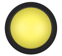Annadue 100mm LED Bouton pour Console de Jeux Remplacement | Bouton-poussoir bombé massif de 100 mm, LED 12 V intégrée, comprend un micro-interrupteur, un assemblage DIY, pour machines