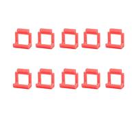 Annadue 10Pcs PCIE Riser Card Retainer, PCIE vers USB3.0 Vertical Mount Locker PCIE Riser Card Holder, Vis PCIE Fixing Buckle for Motherboard Graphics Card (Rouge)