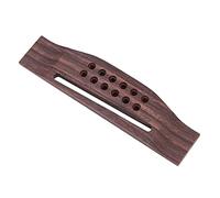 Annadue 12 Cordes Acajou Guitare Acoustique Chevalet Sillet | Bois brut, surface poncée lisse, transfert de tonalité parfait, trous de perçage DIY, remplacement léger.