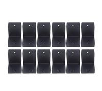 Annadue 12 Pack Pergola Rafter Clips pour Poutres en Bois (3.7inch) | Acier galvanisé noir, supports d’attache anti-ouragan, charpente en bois de bricolage, protégé contre la corrosion,