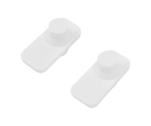 Annadue 2 Pack Bac à Légumes Roue de Remplacement Support | Rail de glissement lisse, support de tiroir à légumes, construction en plastique, installation facile, stockage des