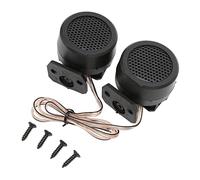Annadue 2 Pack Caisson de Toit Tweeter 500W 4 Ohm Haut-Parleur | Dôme souple compact, condensateur intégré, large fréquence, ABS robuste, montage rapide