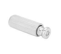 Annadue 2 Pack Sillet de Chevalet de Guitare Électrique Tremolo (SILVER) | Hauteur réglable, double verrouillage, alliage de cuivre et de zinc, pièces de rechange pour instruments, action vibrato