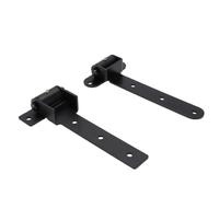 Annadue 2 Pièces 13 Pouces Charnières de Portail Robustes pour Clôture en | Construction en acier inoxydable, capacité de 900 lb, rotation à 180 degrés, installations en coin, boulon M12 prêt