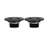 Annadue 2 Pièces 30W 6 Ohm Dôme Tweeter Enceinte | Dôme en film de soie, aimant en néodyme, dissipateur thermique en aluminium pur, diaphragme de 20 mm, aigus HiFi,