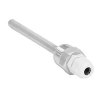 Annadue 2 Pièces 8mm 200mm Acier Inoxydable 304 Thermowell pour Réservoir | Sonde de température sans soudure, gaine de capteur cylindrique, protection thermique, cuve de fermentation de bière,