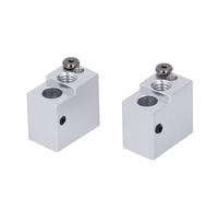Annadue 2 Pièces de Remplacement de Bloc Chauffant en Aluminium pour Imprimante 3D 3, Pièces Hotend de Bloc Chauffant Résistant aux Hautes Températures, Accessoires d' 3D à Chauffage Rapide