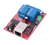 Annadue 2 Voies LAN Ethernet Relais Carte DC5V-24V | Double canal, contrôle réseau, indicateur d\'état, large tension, basé sur un microcontrôleur