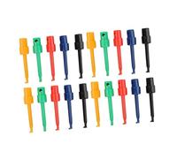Annadue 20 Pièces Crochet Test Clip pour Saisie Électronique (grand | Outil d\'inspection de précision, pince miniature à ressort, réparation de circuits imprimés, test IC, conducteur en cuivre