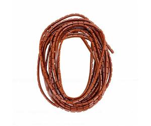 Annadue 26,2 Ft PVC Panneau de Verre Retenue pour Rail D'Armoire (BROWN) | Bande découpable, longueur de 8 mètres, ajustement par fente de 1/8 pouces, réduction du bruit, blocage de la poussière