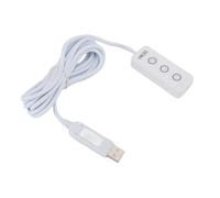 Annadue 3 Clavier USB clé, Clavier Macro-programmable personnalisé avec Conception en Braille, Support Magnétique Compatible Multi-Plateforme, pour Les Opérations de Raccourci (White)