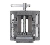 Annadue 3 Pouces Étau D'Angle pour Perceuse 0 90 Degré Inclinable | Construction en acier moulé, inclinaison de 0 à 90 degrés, mâchoire à fente en V, mâchoires amovibles, tige de vis épaissie